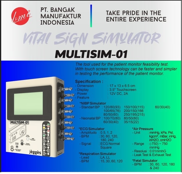 JEGGES Vital Sign Simulator