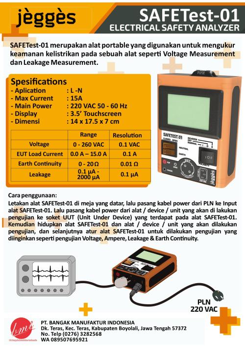 JEGGES Electrical Safety Simulator