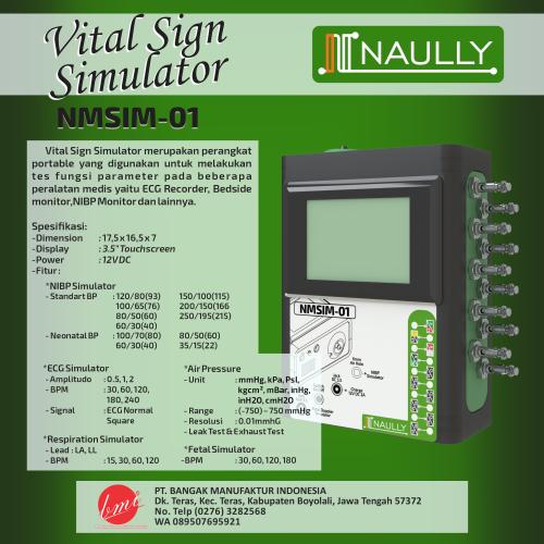 Vital Sign Simulator NAULLY (NMSim-01)